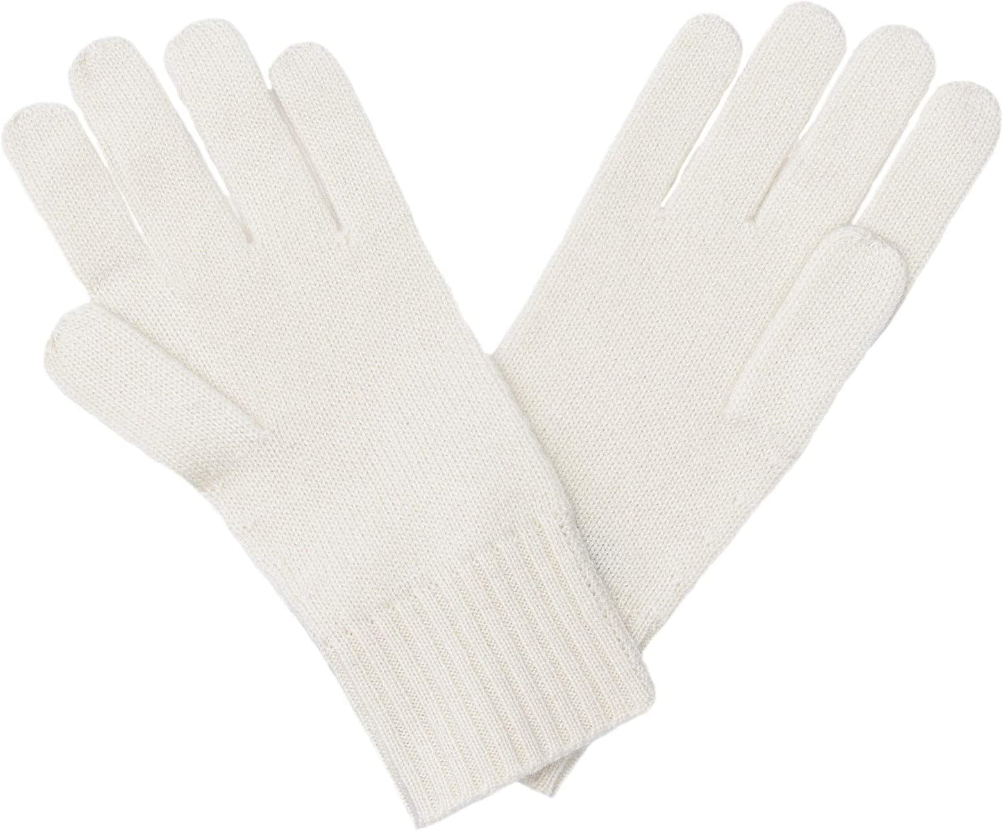 Cashmeren Unisex Plain Knit Solid Scarf - Matching Gloves 100% Pure Cashmere Accessories • Add Both to Cart for a Set Apparel & Accessories > Clothing Accessories > Gloves & Mittens Cashmeren Ivory / Gloves Gloves - One Size / Scarf - 80"x 13.5"