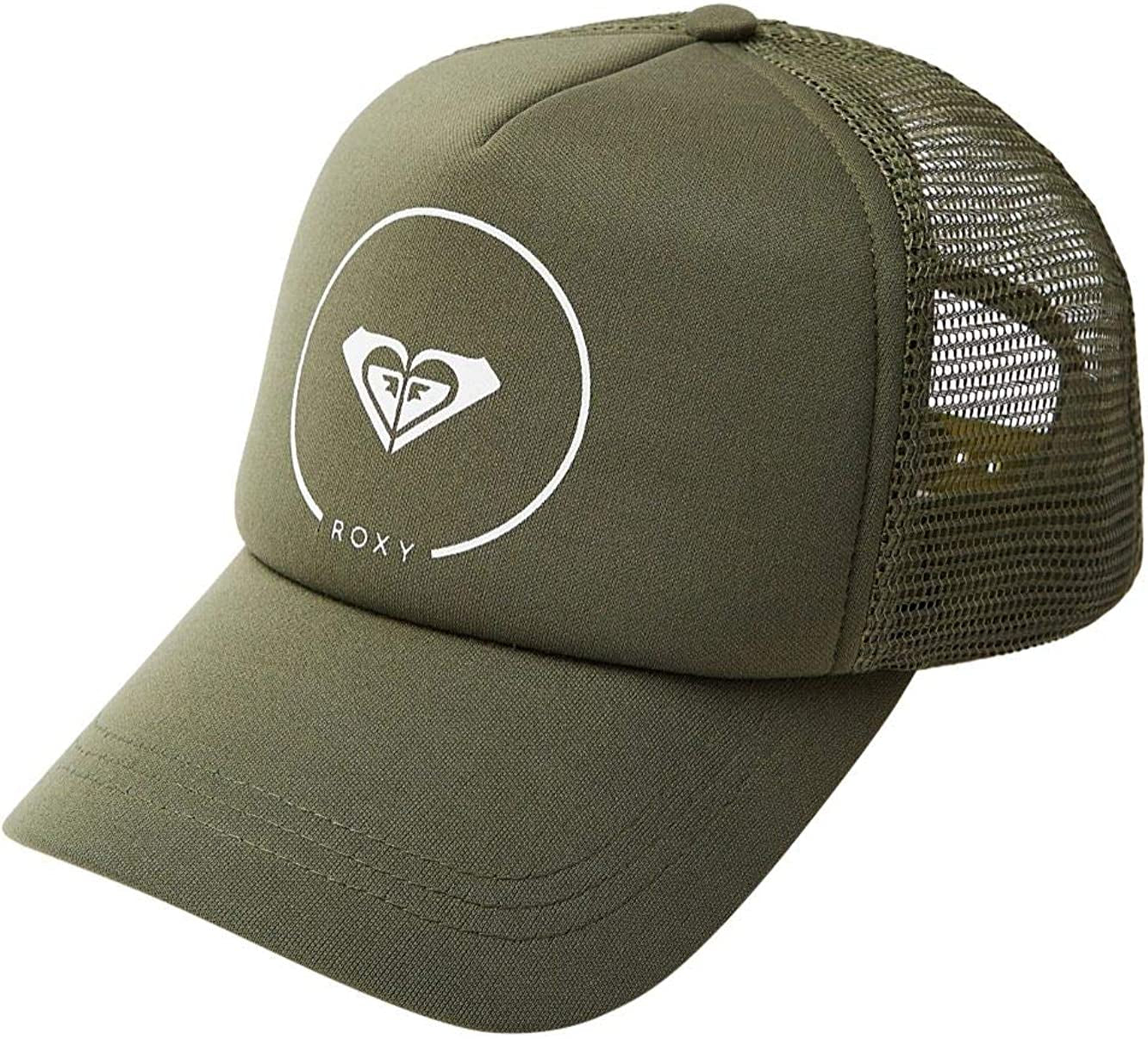 Roxy Women'S Truckin Trucker Hat Apparel & Accessories > Clothing Accessories > Hats Roxy Four Leaf Exc One Size