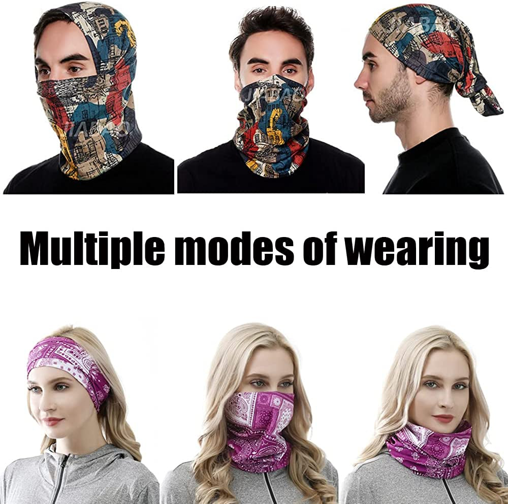 Kingree 6PCS Outdoor Magic Scarf, Elastic Headbands, Headscarves, Headwear, Mask Apparel & Accessories > Clothing Accessories > Bandanas & Headties KINGREE