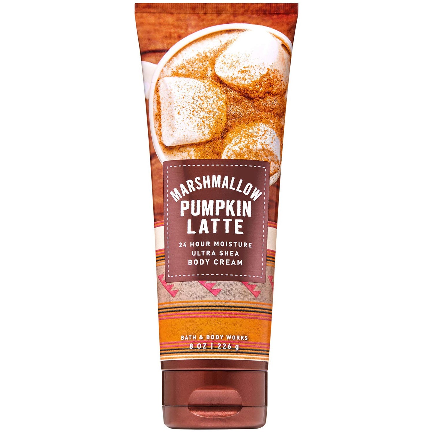 Bath and Body Works MARSHMALLOW PUMPKIN LATTE Ultra Shea Body Cream 8 Ounce (2019 Edition) Health & Beauty > Personal Care > Cosmetics > Bath & Body Bath and Body Works