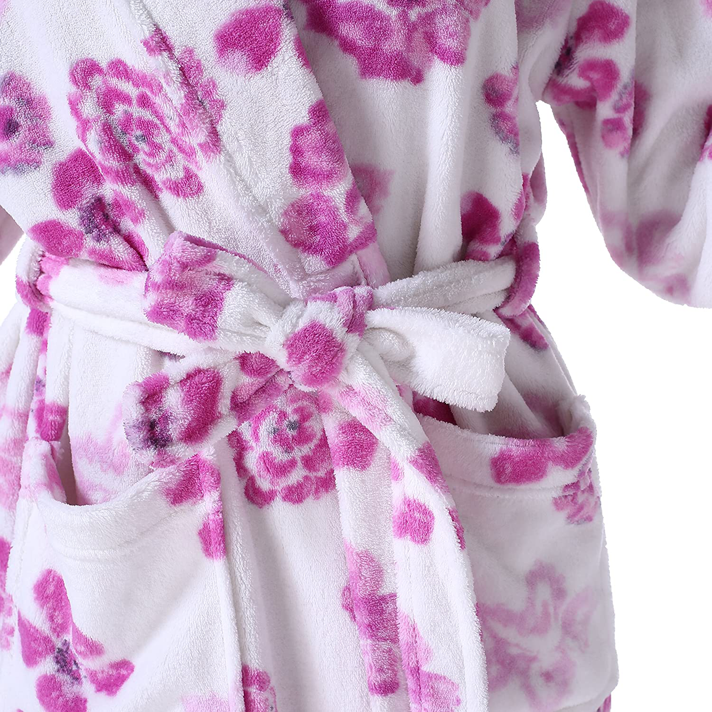Richie House Women'S Plush Soft Warm Fleece Bathrobe Robe RH1591 Apparel & Accessories > Clothing > Sleepwear & Loungewear > Robes Kylie Max