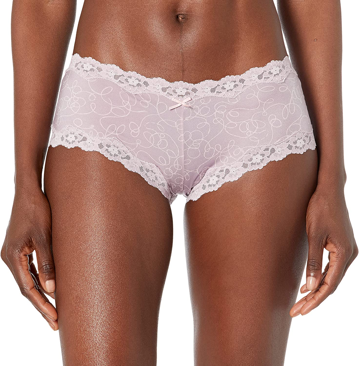 Maidenform Women'S Sexy Must Have Cheeky Hipster Apparel & Accessories > Clothing > Underwear & Socks > Underwear Maidenform Peach Mauve Swirl Print 5