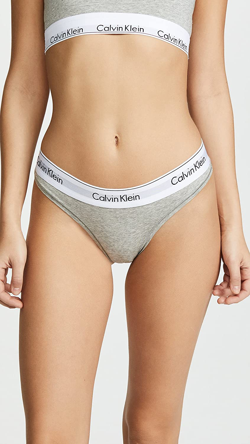 Calvin Klein Women's Modern Cotton Thong Panty Apparel & Accessories > Clothing > Underwear & Socks > Underwear Calvin Klein