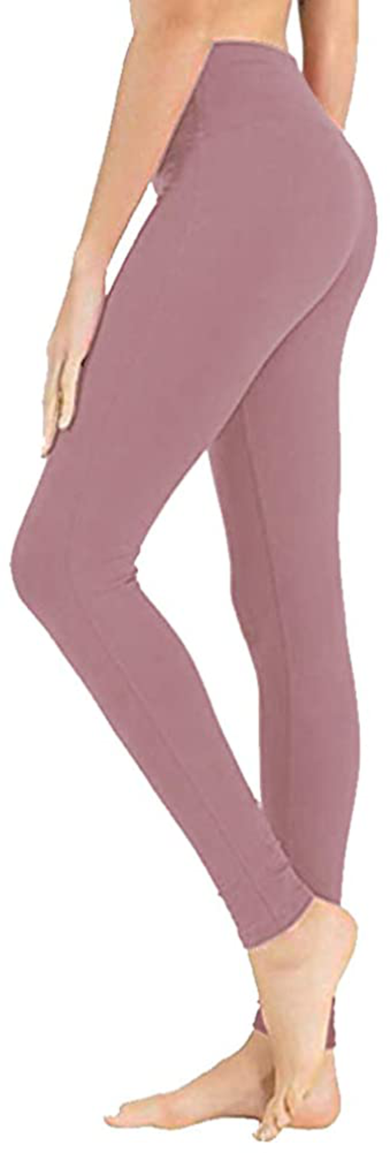 Gayhay High Waisted Leggings for Women - Soft Opaque Slim Tummy Control Printed Pants for Running Cycling Yoga Apparel & Accessories > Clothing > Activewear Gayhay Rose Pink XX-Large