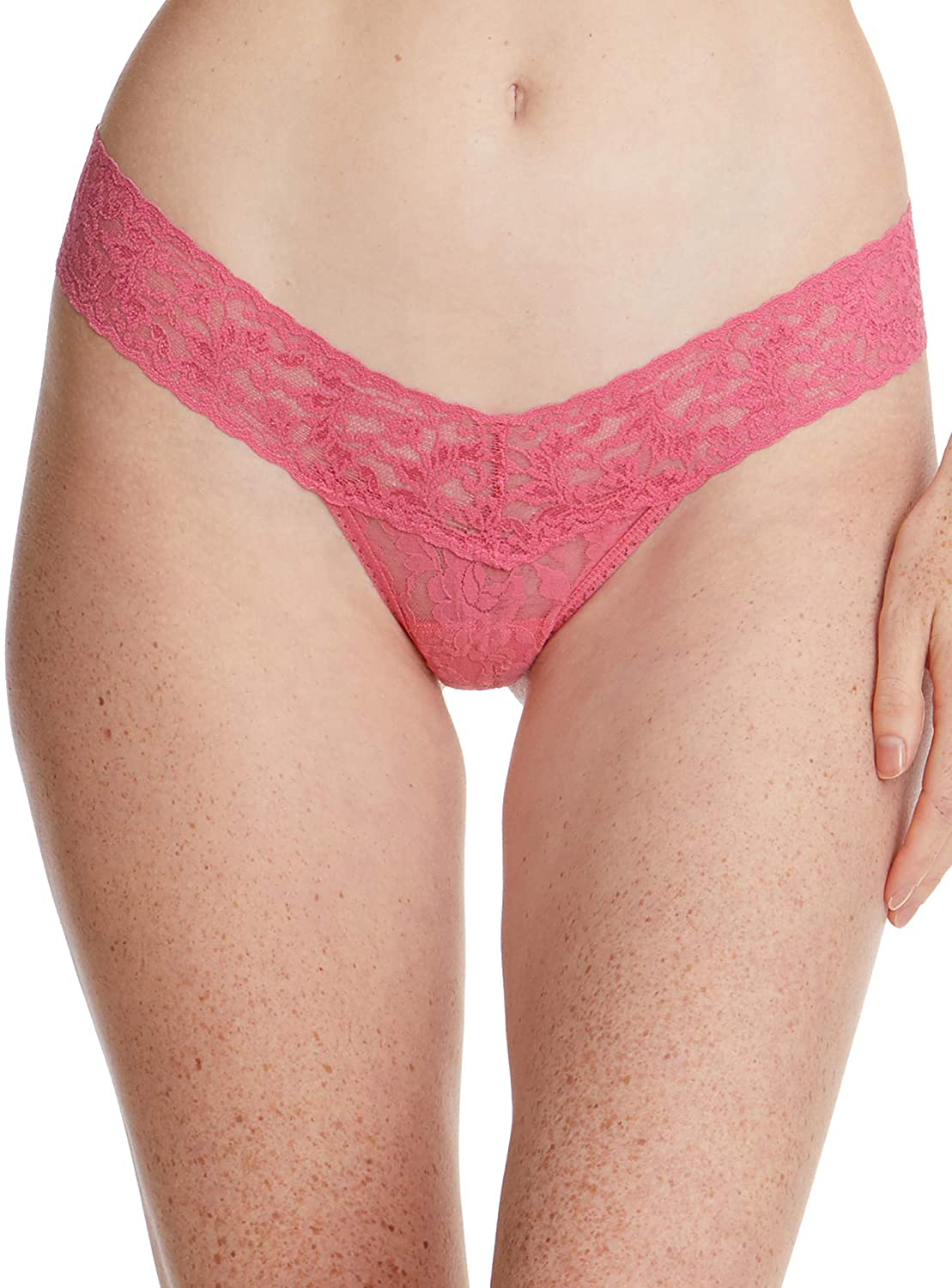 hanky panky, Signature Lace Low Rise Thong, One Size (2-12) Apparel & Accessories > Clothing > Underwear & Socks > Underwear hanky panky
