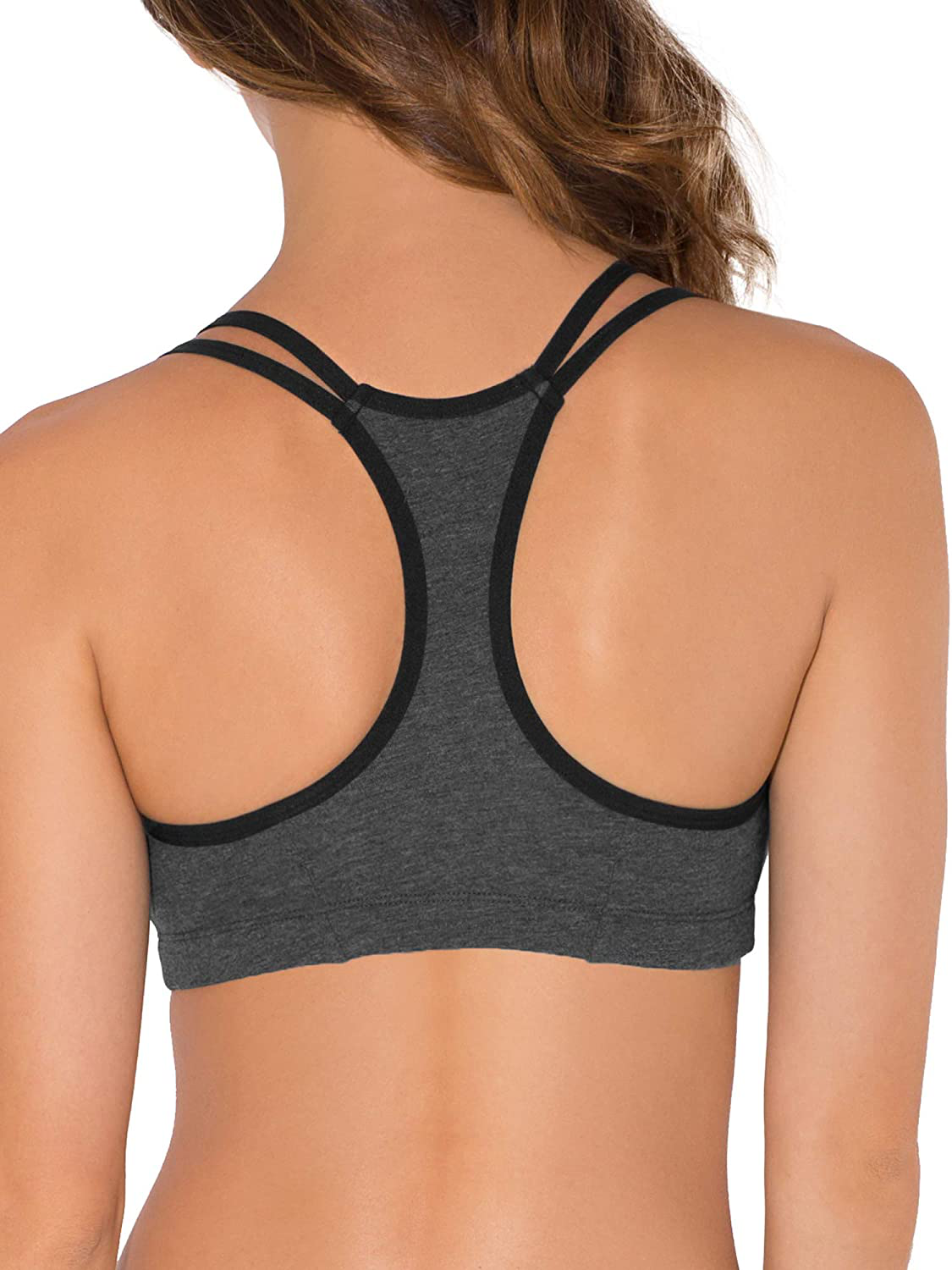 Fruit of the Loom Women'S Spaghetti Strap Cotton Pullover Sports Bra Apparel & Accessories > Clothing > Underwear & Socks > Bras Kylie Max