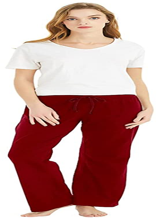 U2SKIIN Womens Cotton Pajama Pants, Comfortable Pajama Pants for Lounge Soft Lightweight Sleep Pj Bottoms for Women Apparel & Accessories > Clothing > Sleepwear & Loungewear > Pajamas Kylie Max