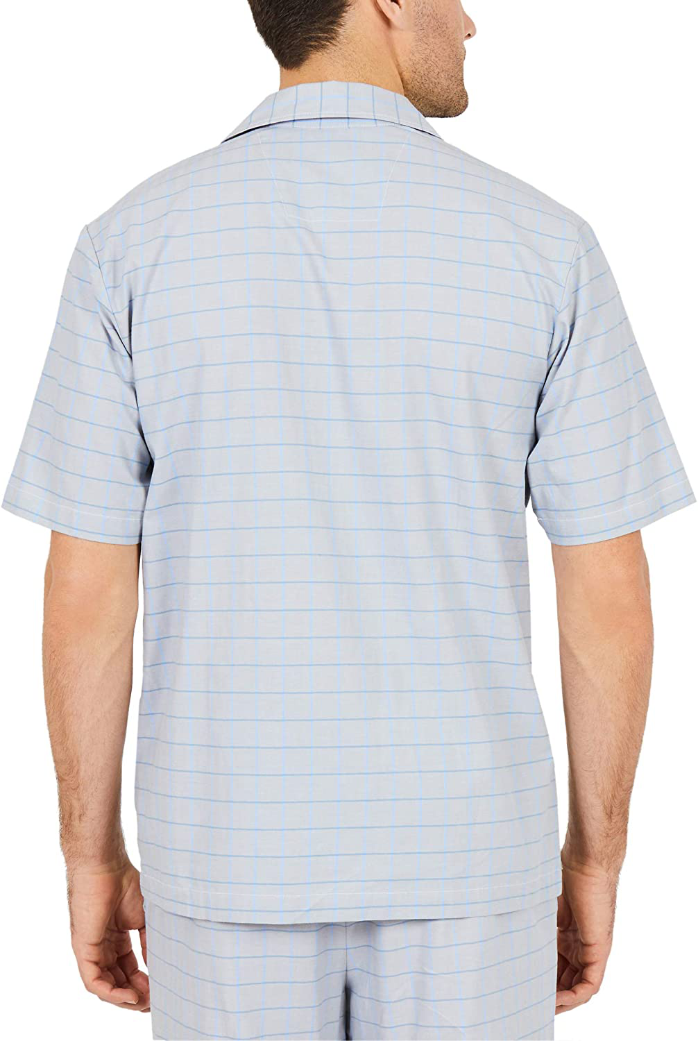 Nautica Men'S Short Sleeve 100% Cotton Soft Woven Button down Pajama Top Apparel & Accessories > Clothing > Sleepwear & Loungewear > Pajamas Kylie Max