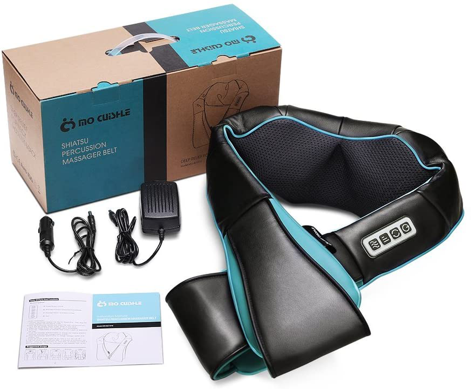 Shiatsu Back Shoulder and Neck Massager with Heat, Electric Deep Tissue 4D Kneading Massage for Shoulder, Back and Neck, Best Gifts for Women Men Mom Dad Arts & Entertainment > Party & Celebration > Gift Giving MoCuishle