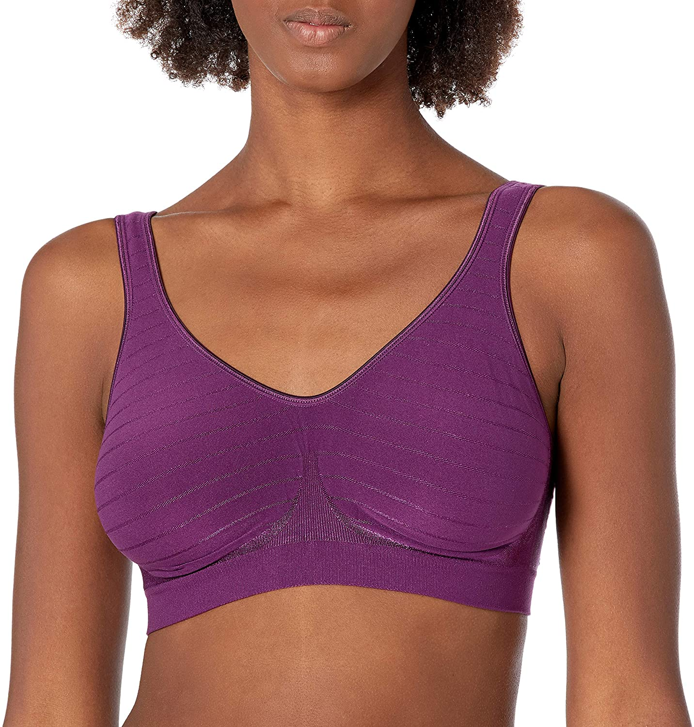 Bali Women'S Comfort Revolution Wirefree Bra with Smart Sizes DF3484 Apparel & Accessories > Clothing > Underwear & Socks > Shapewear Bali