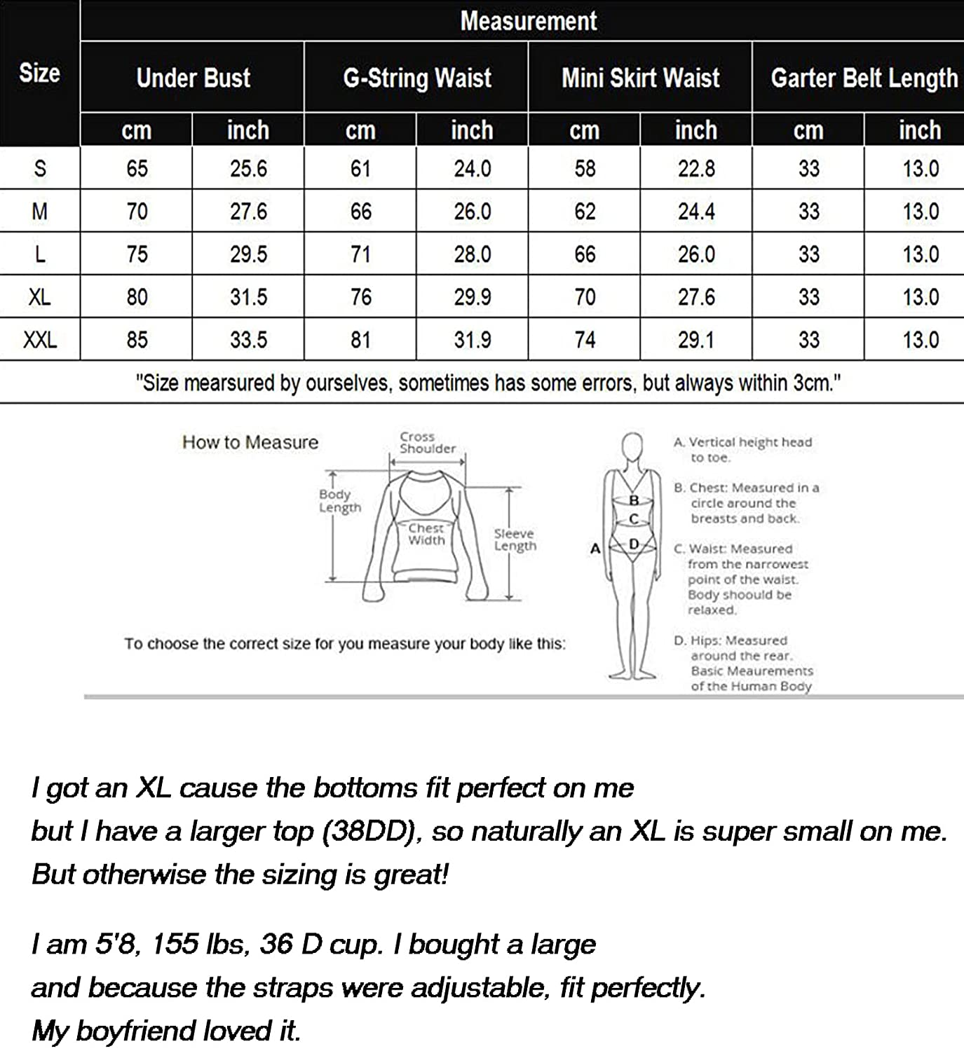 Avidlove Sexy Lingerie for Women Lingerie Set with Garter Belts Lace Teddy Babydoll Bodysuit Nightwear Outfit Apparel & Accessories > Clothing > Underwear & Socks > Lingerie Avidlove