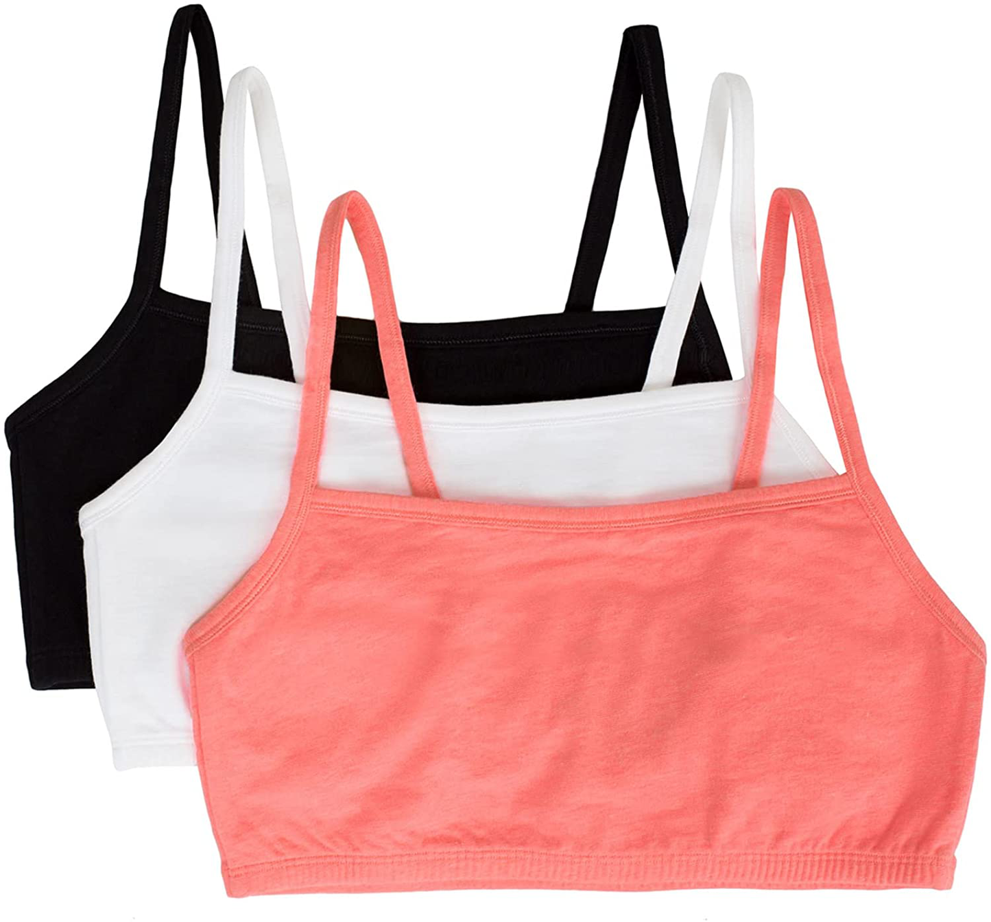 Fruit of the Loom Women'S Spaghetti Strap Cotton Pullover Sports Bra Apparel & Accessories > Clothing > Underwear & Socks > Bras Kylie Max