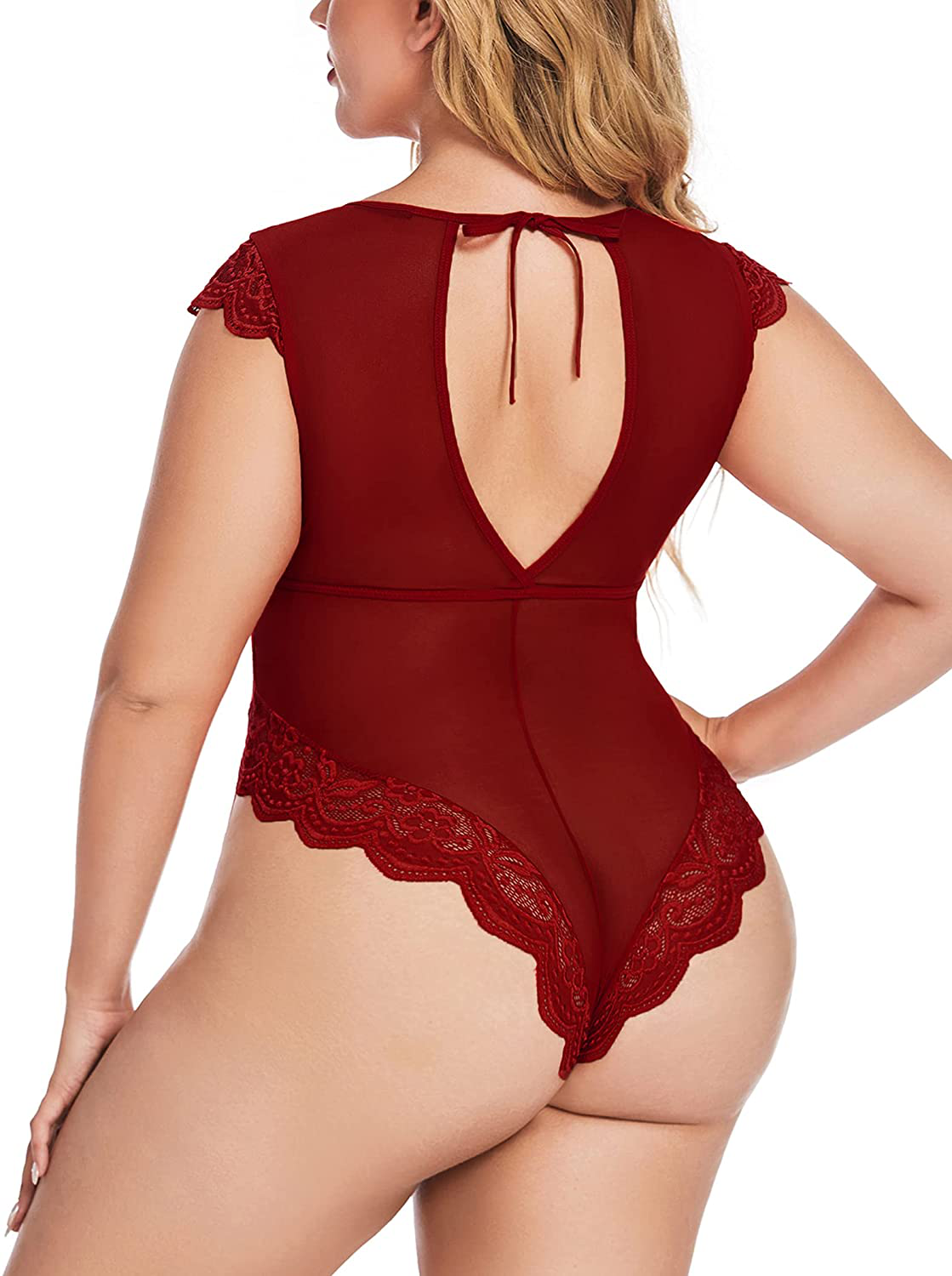 Avidlove Women Teddy Lingerie One Piece Babydoll Snap Crotch Lingerie Mini Bodysuit Apparel & Accessories > Clothing > Underwear & Socks > Lingerie Avidlove