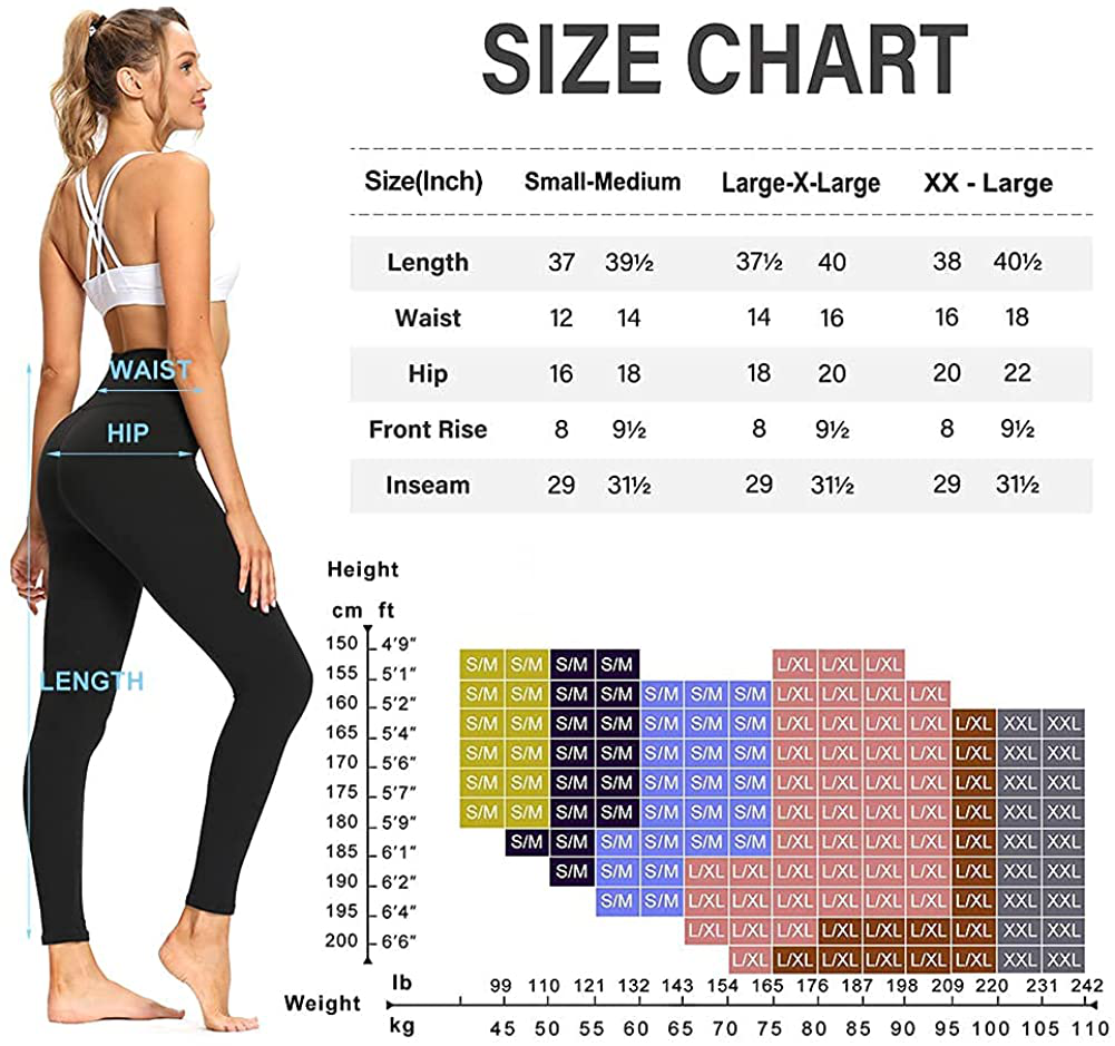 Gayhay High Waisted Leggings for Women - Soft Opaque Slim Tummy Control Printed Pants for Running Cycling Yoga Apparel & Accessories > Clothing > Activewear Gayhay