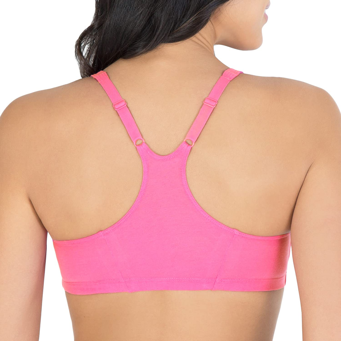 Fruit of the Loom Women'S Adjustable Shirred Front Racerback Sports Bra Apparel & Accessories > Clothing > Underwear & Socks > Bras Kylie Max