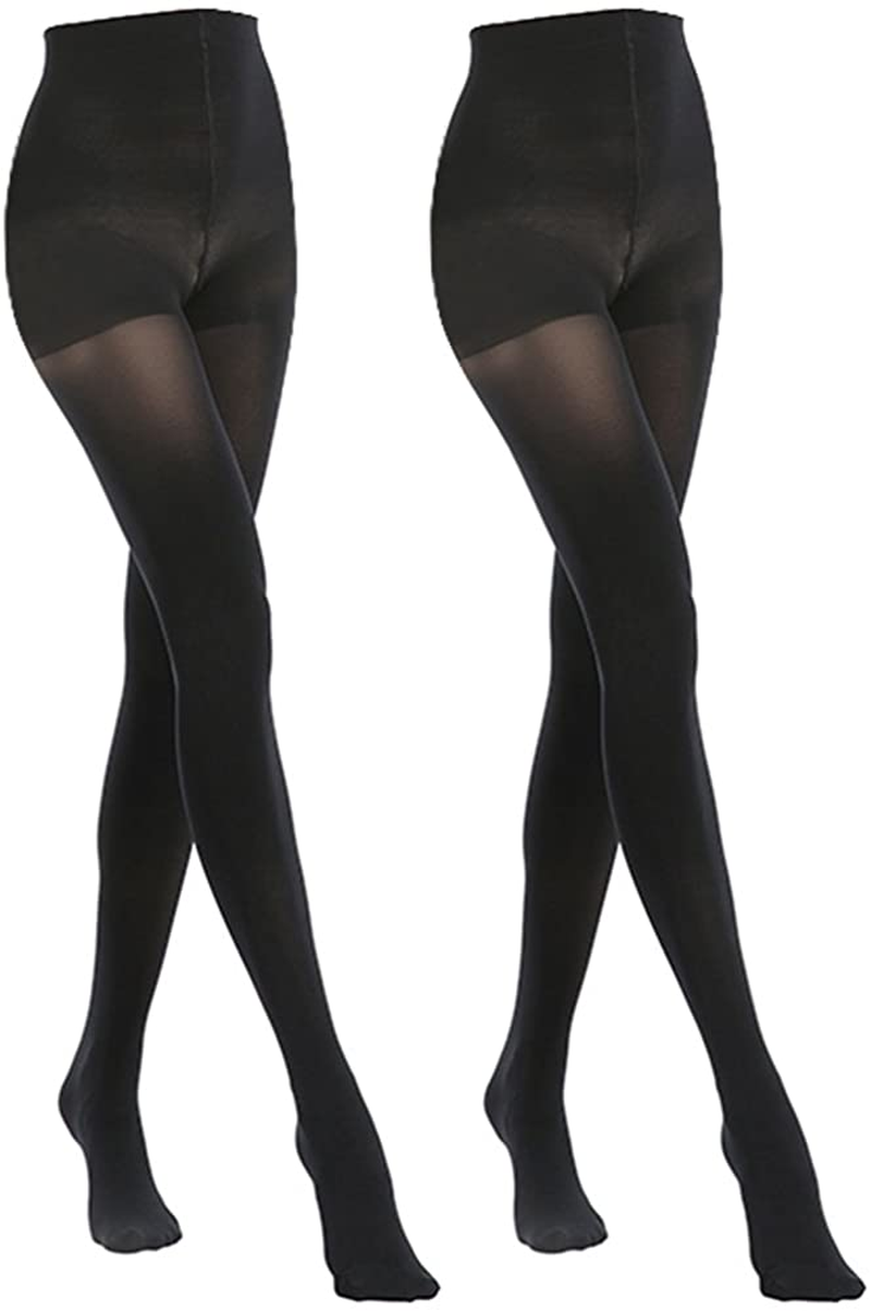 MANZI Women'S 2-6 Pairs Opaque Control Top Tights Comfort Stretch 70 Denier Pantyhose Apparel & Accessories > Clothing > Underwear & Socks > Shapewear MANZI