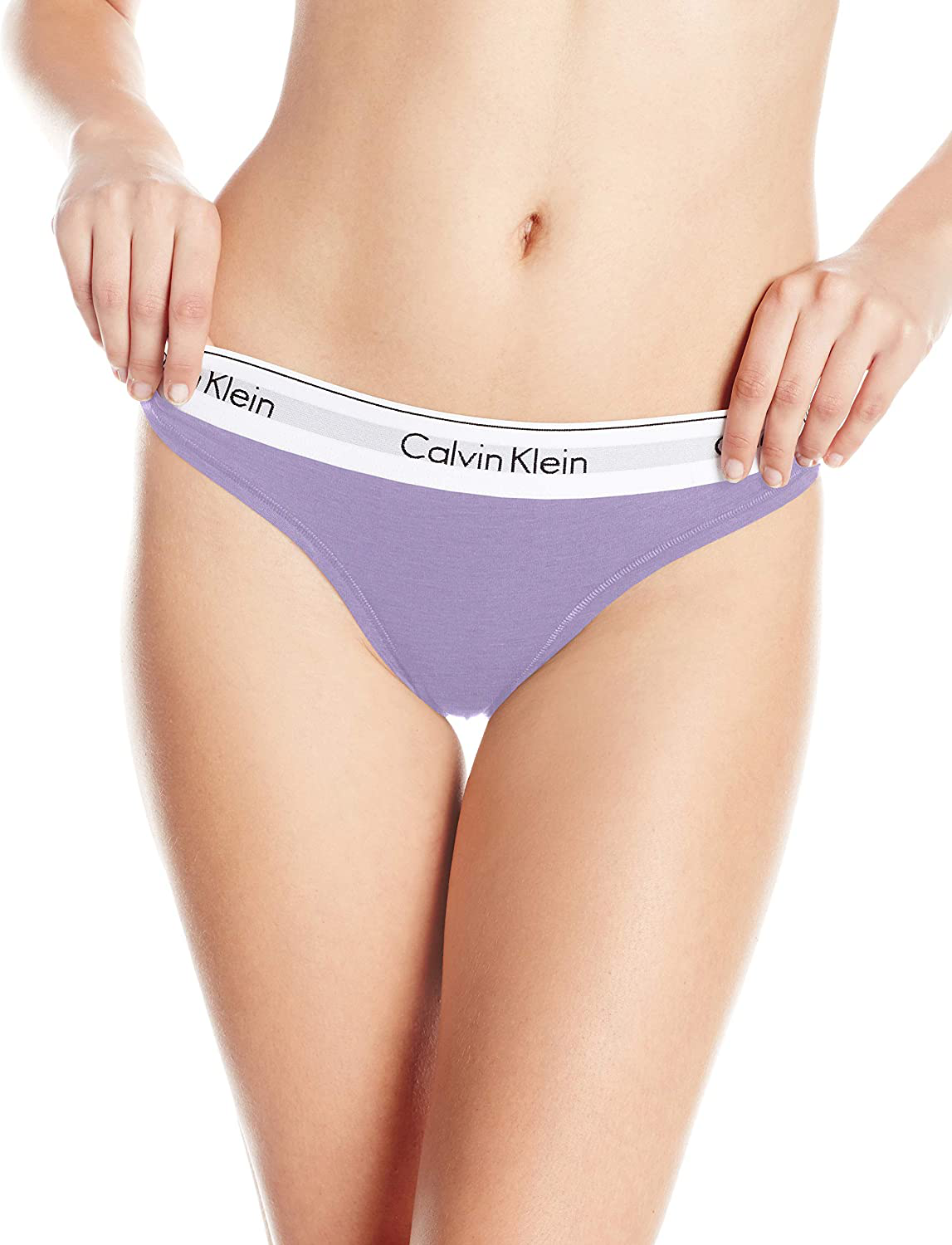 Calvin Klein Women's Modern Cotton Thong Panty Apparel & Accessories > Clothing > Underwear & Socks > Underwear Calvin Klein Palma Lilac Small