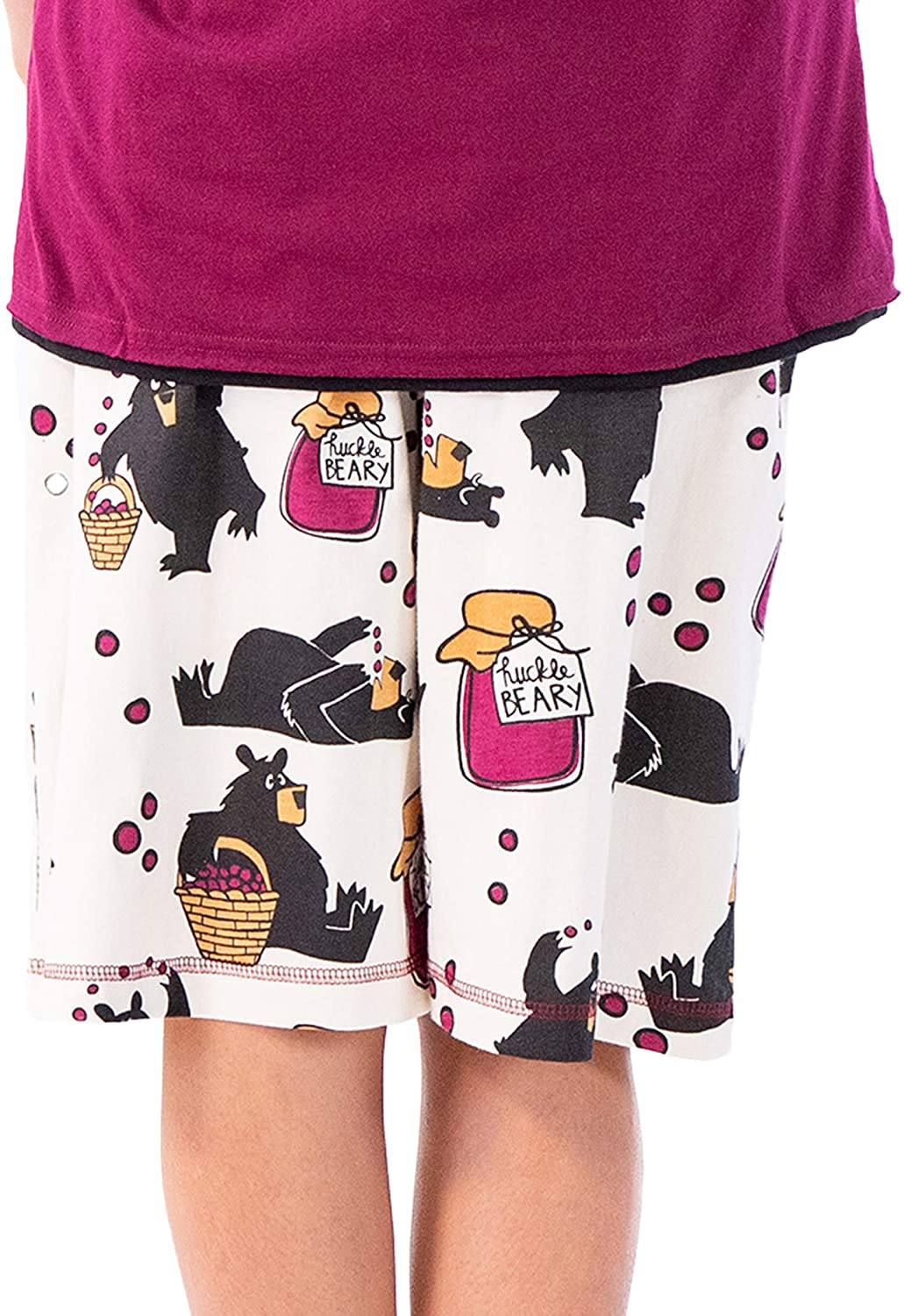 Lazy One Animal Pajamas for Women, Cute Pajama Shorts and Top Separates Apparel & Accessories > Clothing > Sleepwear & Loungewear > Pajamas Kylie Max