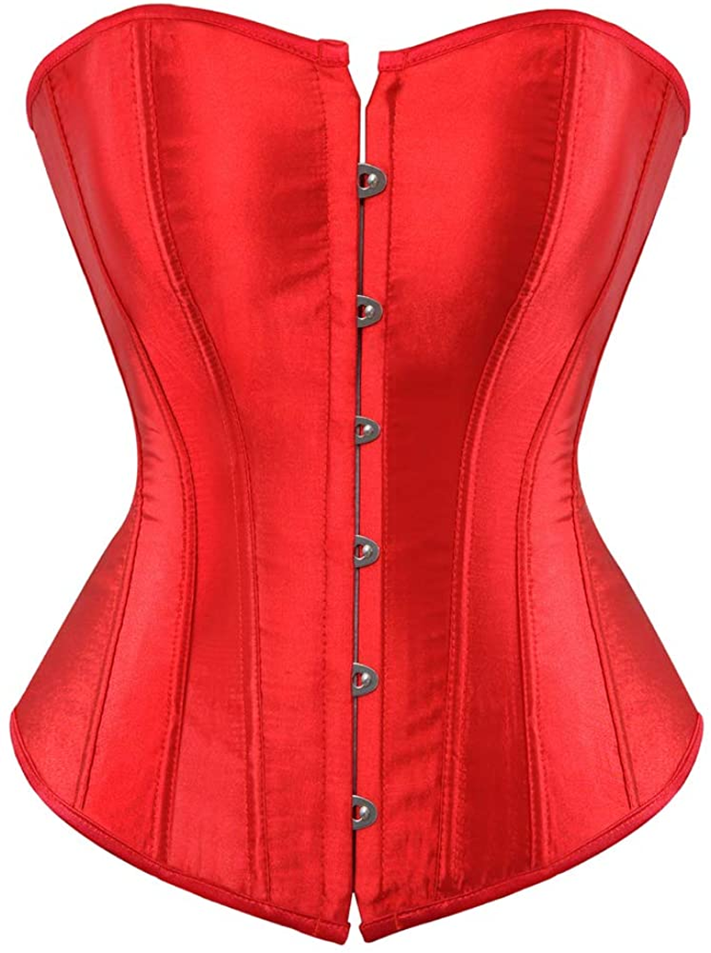 Corsets for Women plus Size Black Corset Sexy Bustier Corset Top Lingerie Apparel & Accessories > Clothing > Underwear & Socks > Lingerie frawirshau