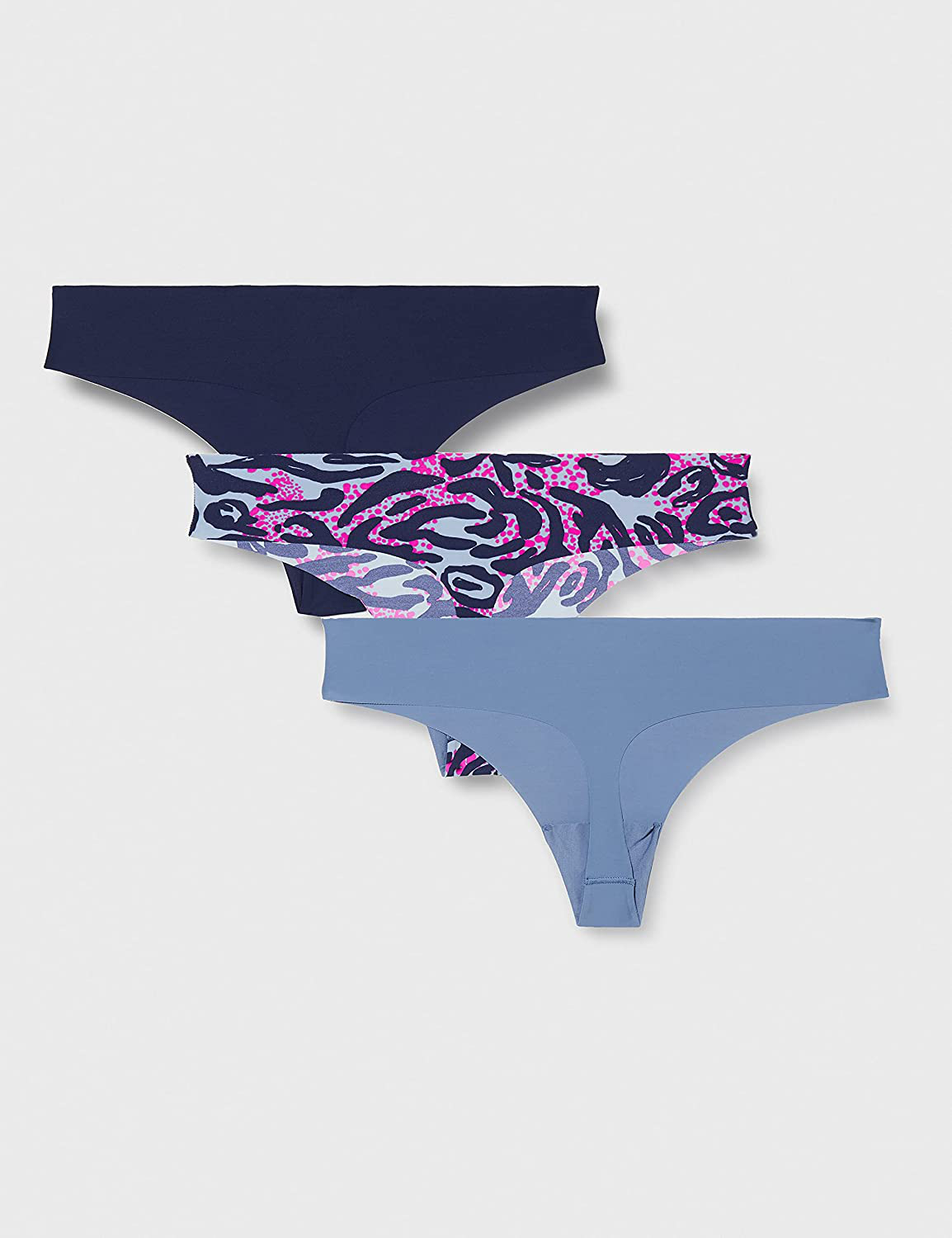 Under Armour Women's Thong Printed Underwear, 3-Pack Apparel & Accessories > Clothing > Underwear & Socks > Underwear Under Armour