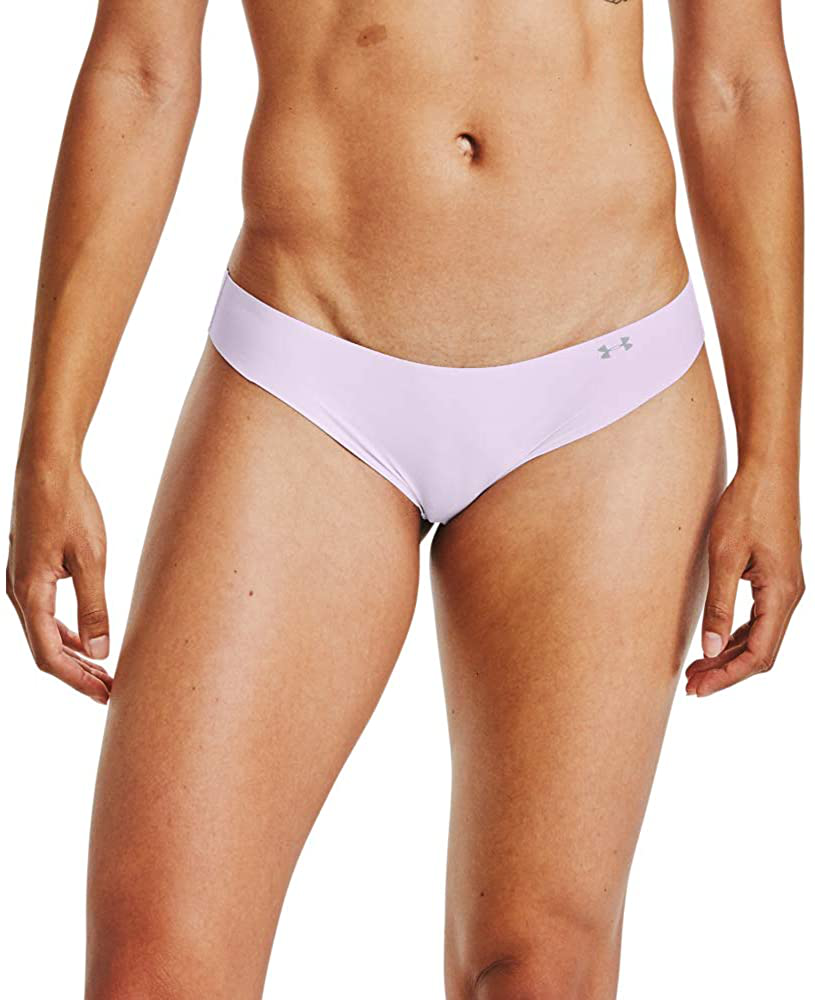 Under Armour Women's Thong Printed Underwear, 3-Pack Apparel & Accessories > Clothing > Underwear & Socks > Underwear Under Armour Crystal Lilac (570)/Polar Purple X-Small