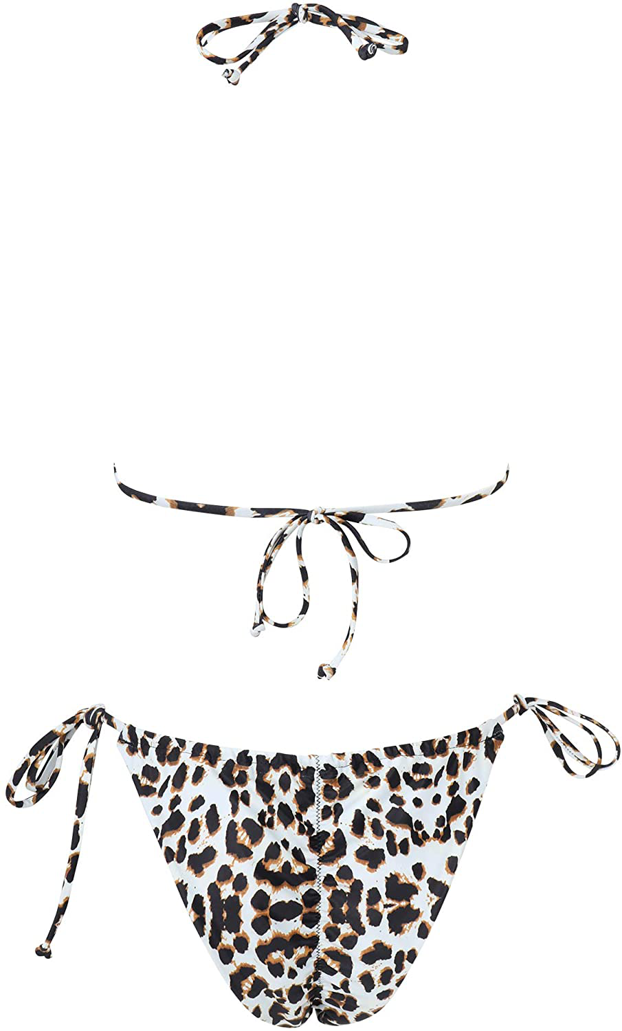 MOSHENGQI Women Sexy Brazilian Bikini 2 Piece Spaghetti Strap Top Thong Swimsuit Bathing Suit Apparel & Accessories > Clothing > Swimwear MOSHENGQI