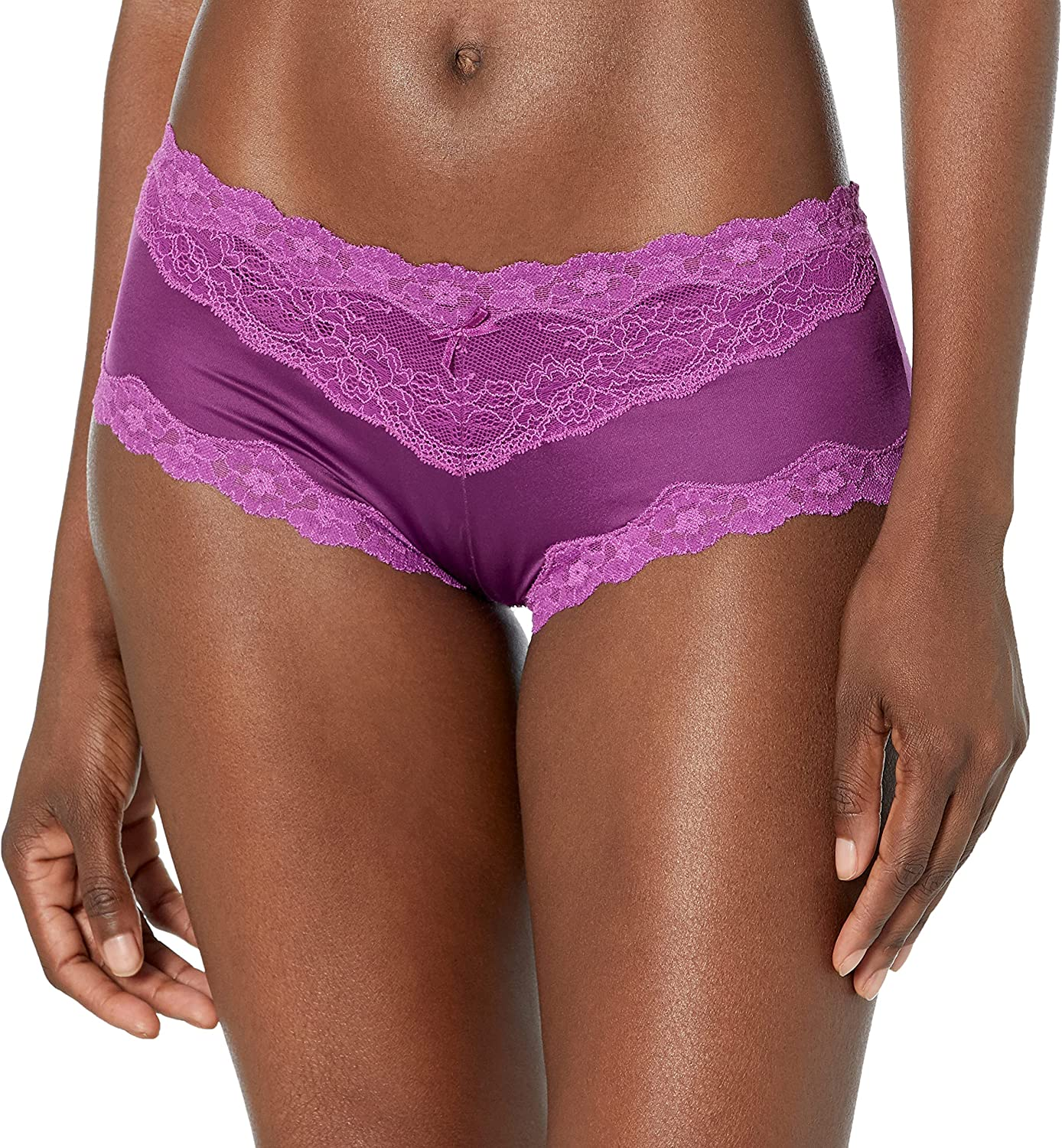 Maidenform Women'S Sexy Must Haves Cheeky Hipster 40823 Apparel & Accessories > Clothing > Underwear & Socks > Underwear Maidenform Venetain Purple/Dark Magenta 8