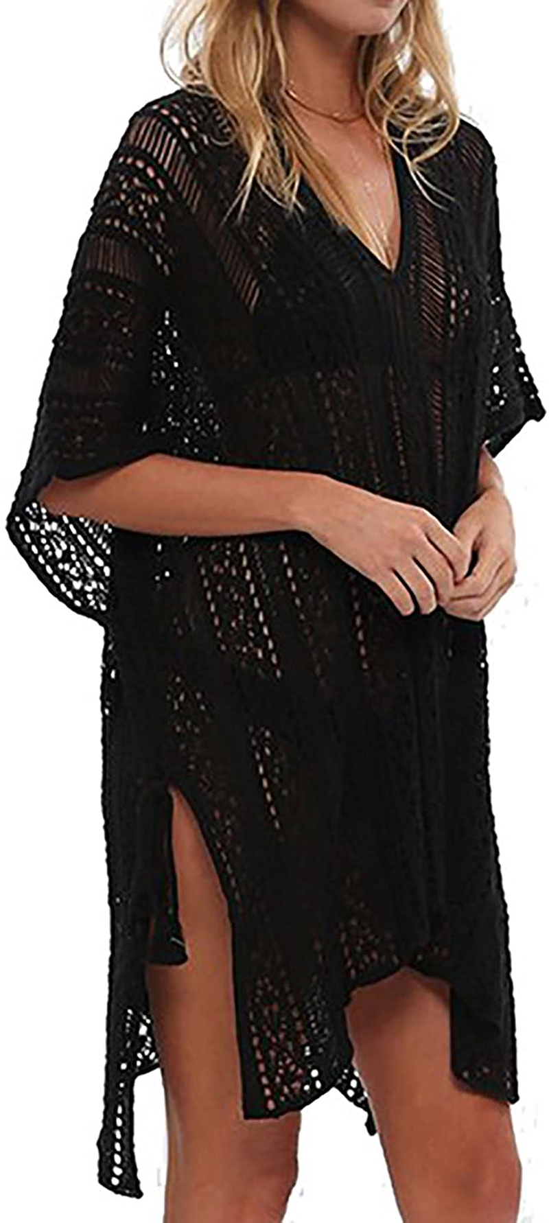 Beskie Bathing Suit Cover up Bikini Swimsuit Crochet Beachwear Swimwear Dress Apparel & Accessories > Clothing > Swimwear Kylie Max