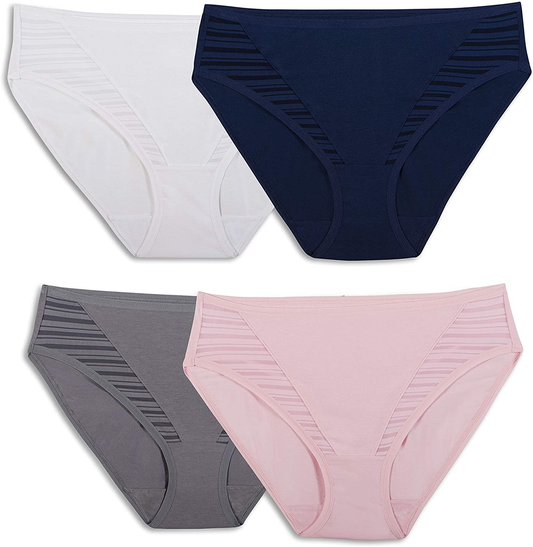 Fruit of the Loom Women'S Coolblend Moisture Wicking Panties Apparel & Accessories > Clothing > Underwear & Socks > Underwear Fruit of the Loom Hi-cut - Fashion Assorted 6