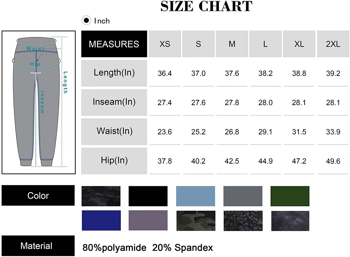 Wjustforu Women'S High Waist Joggers Sweatpants Lightweight & Comfortable Yoga Pants with Pockets Apparel & Accessories > Clothing > Activewear Kylie Max