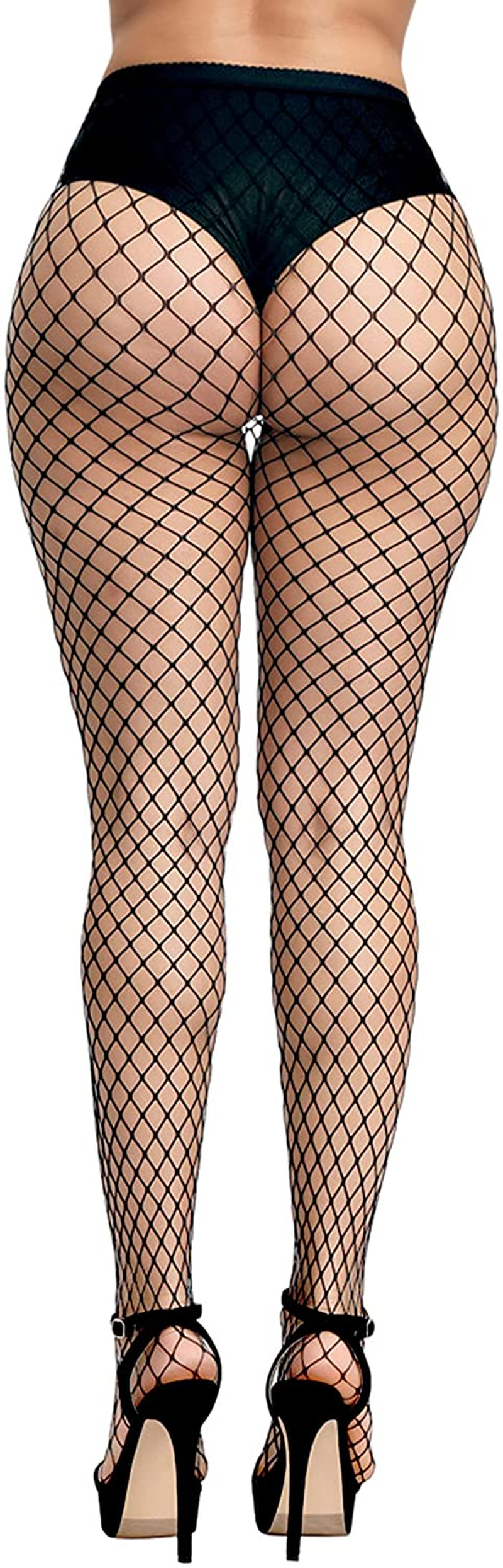 PERAMBRY Women'S Fishnet Tights High Waist Fishnet Tights Black Fishnet Stockings Mesh Fishnet Apparel & Accessories > Clothing > Underwear & Socks > Shapewear PERAMBRY