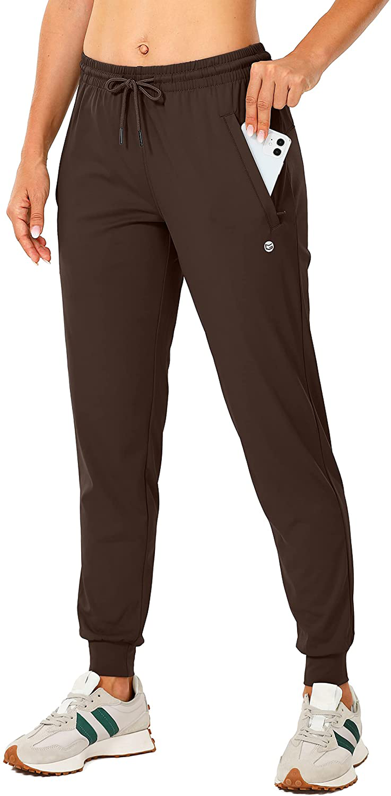 G Gradual Women'S Joggers Pants with Zipper Pockets Tapered Running Sweatpants for Women Lounge, Jogging Apparel & Accessories > Clothing > Activewear Kylie Max
