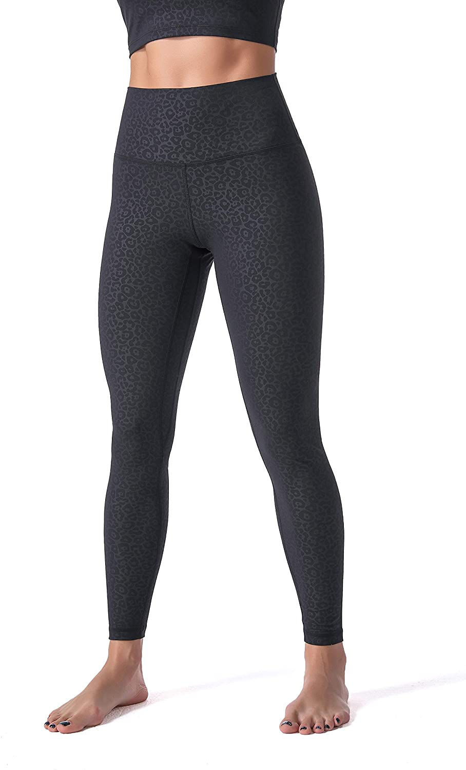 Sunzel Workout Leggings for Women, Squat Proof High Waisted Yoga Pants 4 Way Stretch, Buttery Soft Apparel & Accessories > Clothing > Activewear Sunzel Black- Leopard Small
