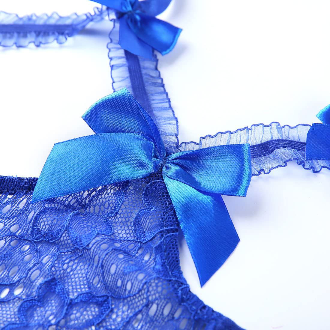 Women Sexy Teddy Lingerie One Piece Lace Babydoll Bodysuit Nightie plus Size S-3XL Apparel & Accessories > Clothing > Underwear & Socks > Lingerie Kylie Max