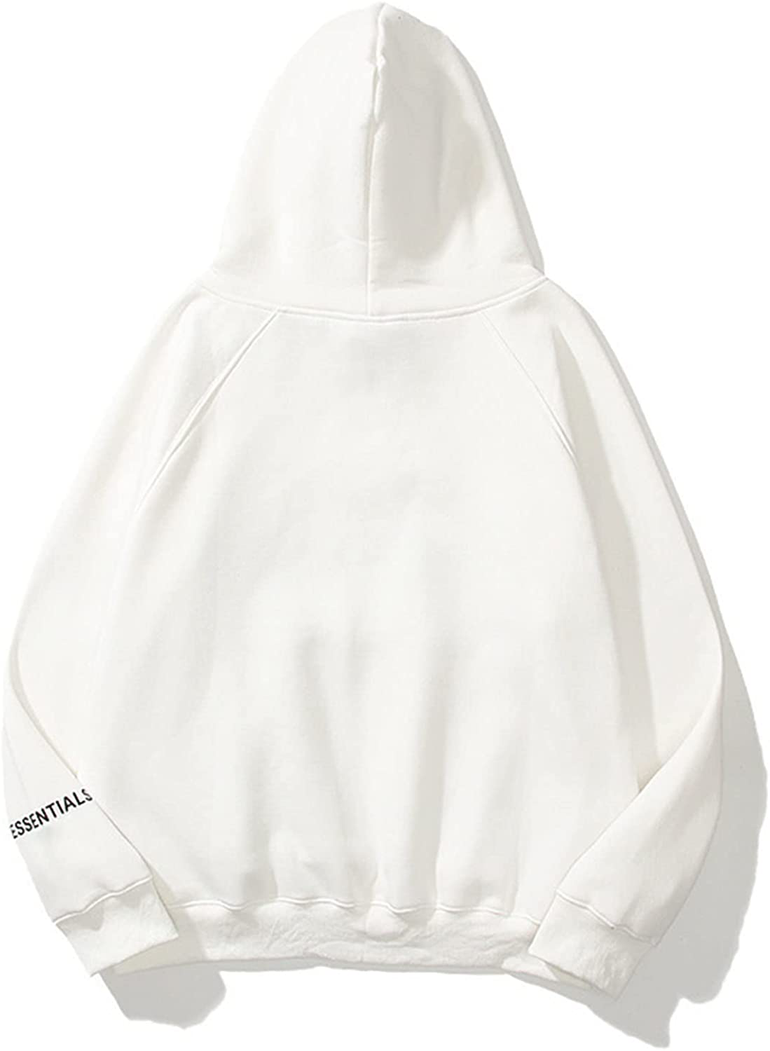 Unisex Essentials Hoodie Letter Print Loose Fit Hooded Sweatshirt Long Sleeve Casual Pullover Hoodie for Women Men Apparel & Accessories > Clothing > Activewear Kylie Max