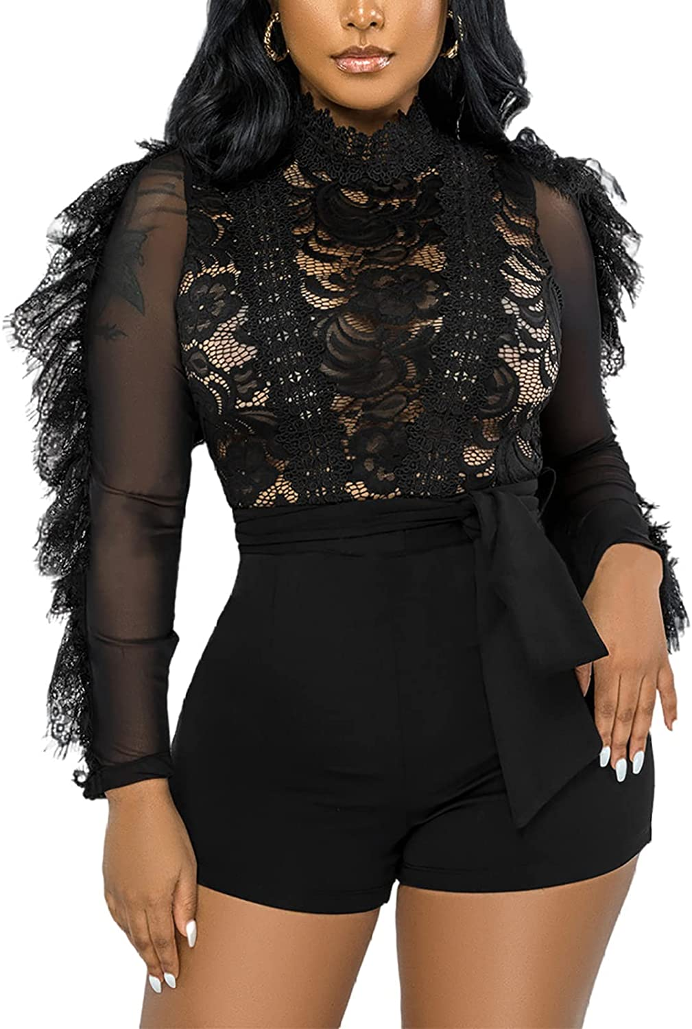 DINGANG Women’S Mini Dress Sleeveless Ruffle Suspender Solid Color Short Solid Color Dress Apparel & Accessories > Clothing > Underwear & Socks > Lingerie DINGANG