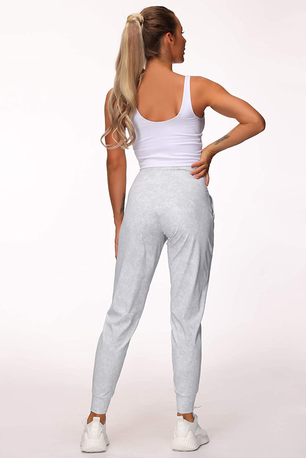 THE GYM PEOPLE Women'S Joggers Pants Lightweight Athletic Leggings Tapered Lounge Pants for Workout, Yoga, Running Apparel & Accessories > Clothing > Activewear Kylie Max