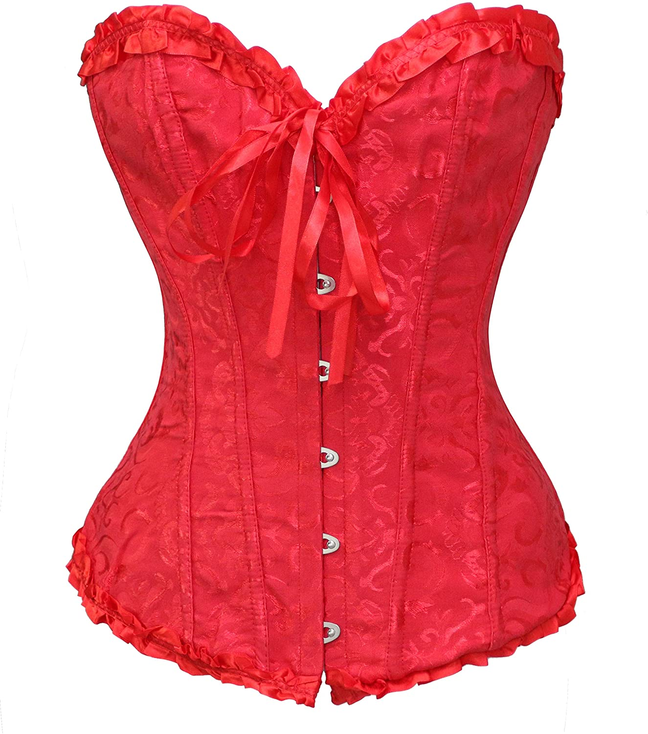 Bslingerie Womens Waist Cincher Bustier Boned Corset Apparel & Accessories > Clothing > Underwear & Socks > Lingerie Bslingerie