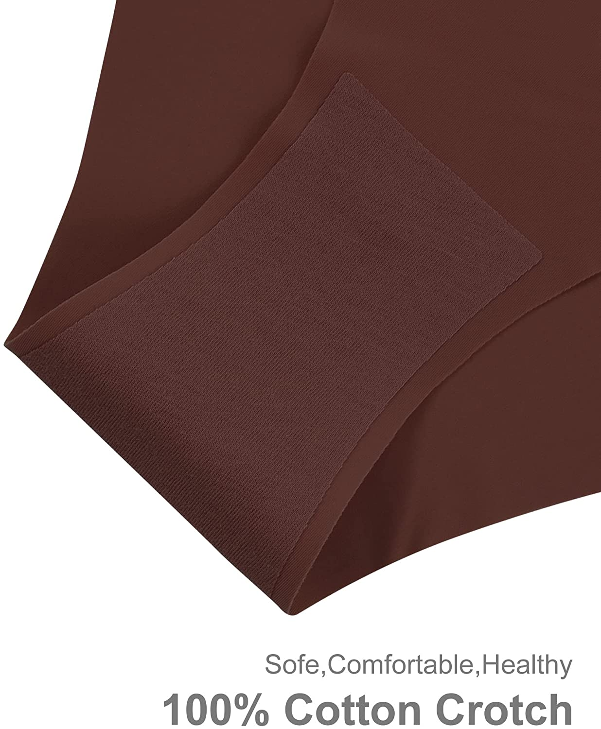 SHARICCA Women Seamless Cheeky Bikini No Show Panties Ladies Invisible Breathable Briefs Soft Stretch Underwear Multi Pack Apparel & Accessories > Clothing > Underwear & Socks > Underwear SHARICCA