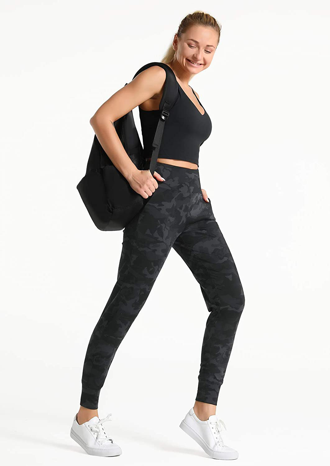 Dragon Fit Joggers for Women with Pockets,High Waist Workout Yoga Tapered Sweatpants Women'S Lounge Pants Apparel & Accessories > Clothing > Activewear Kylie Max