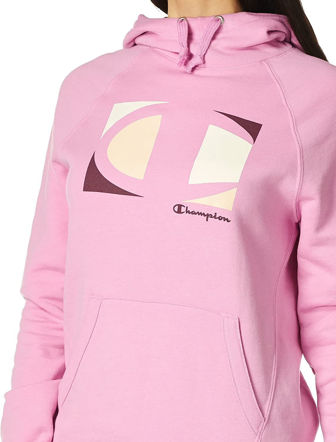 Champion Women'S Powerblend Fleece Hoodie, Big C Graphic Logo Apparel & Accessories > Clothing > Activewear Kylie Max