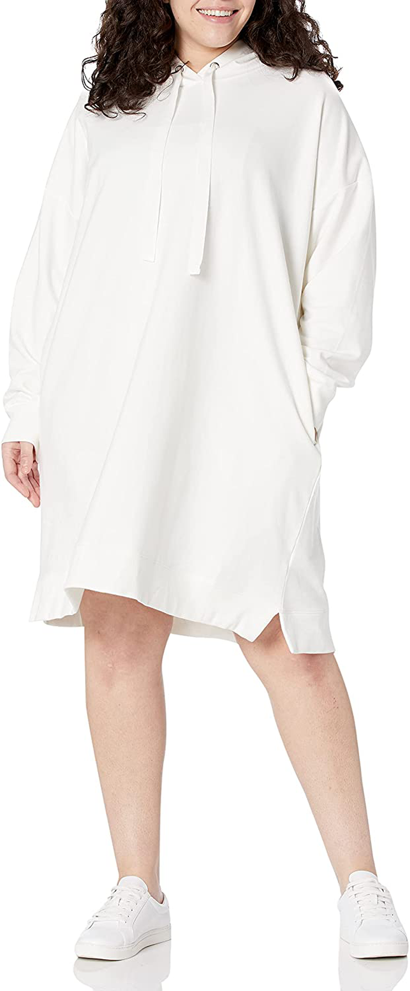 The Drop Women'S Iona Long Sleeve Hooded Mini Sweatshirt Dress Apparel & Accessories > Clothing > Activewear Kylie Max