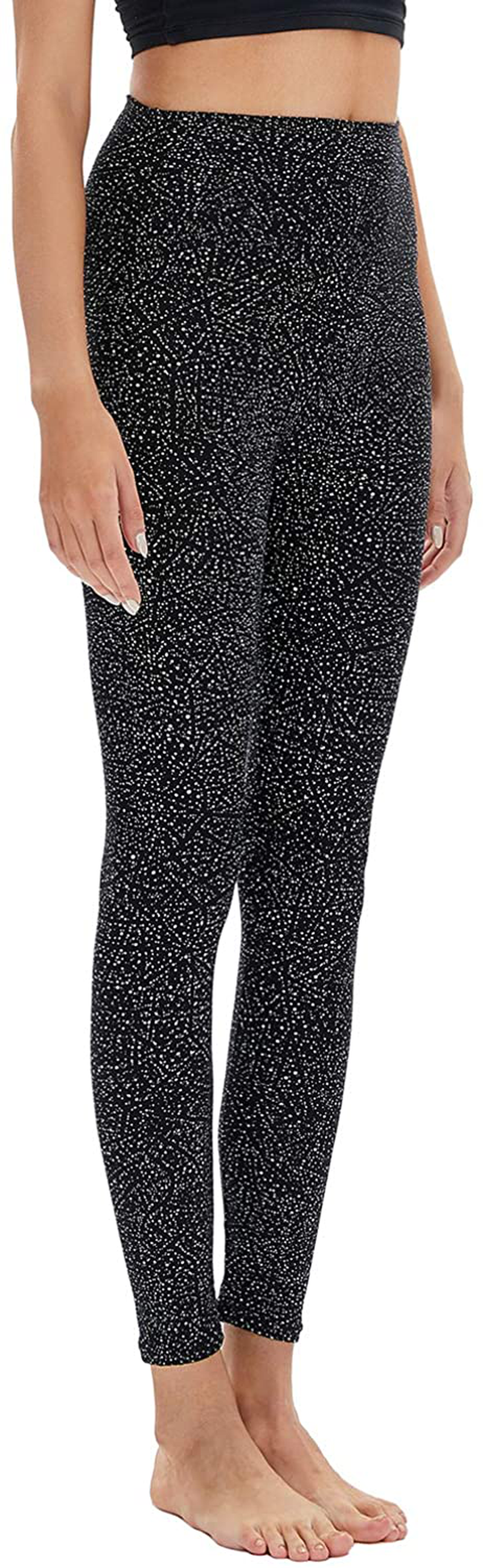 TNNZEET High Waisted Pattern Leggings for Women - Buttery Soft Tummy Control Printed Pants for Workout Yoga Apparel & Accessories > Clothing > Activewear TNNZEET
