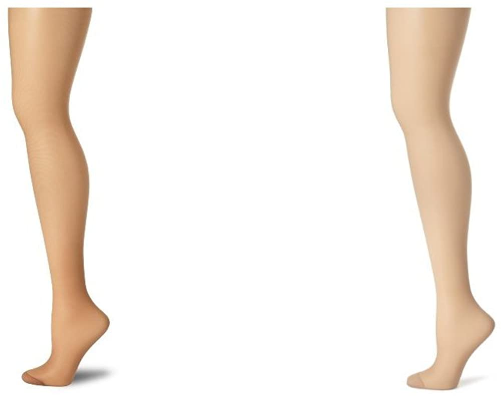 Hanes Women'S Control Top Reinforced Toe Silk Reflections Panty Hose Apparel & Accessories > Clothing > Underwear & Socks > Shapewear Hanes Barely There/Nude 2 A-B
