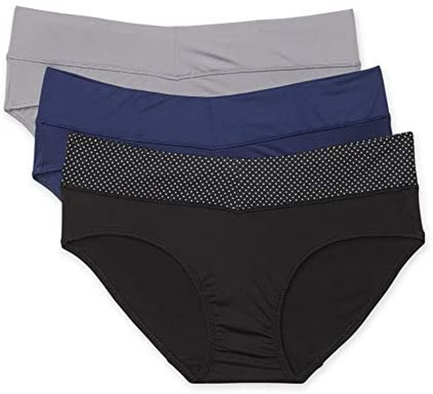 Warner'S Women'S Blissful Benefits No Muffin Top 3 Pack Hipster Panties Apparel & Accessories > Clothing > Underwear & Socks > Underwear Warner's