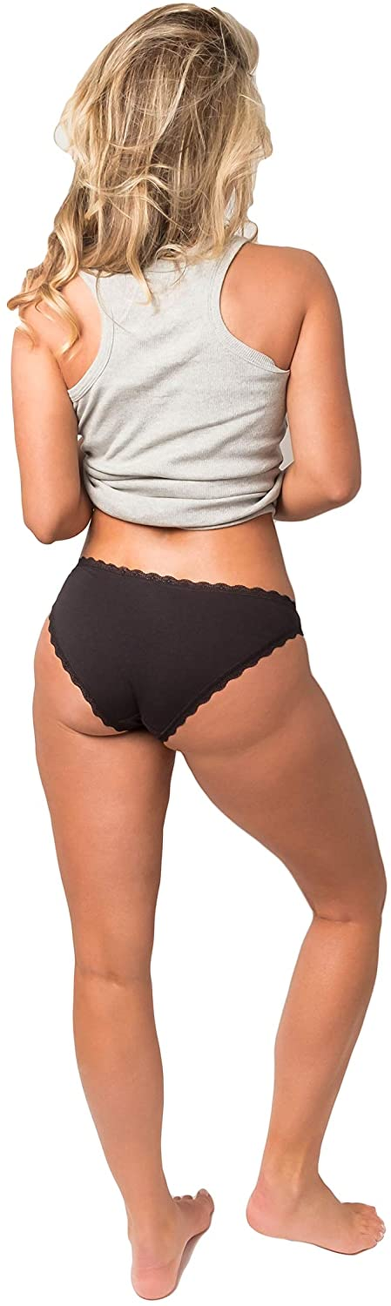 Emprella Cotton Underwear Women, 8 or 5 Pack Womens Bikini Seamless Ladies Cheeky Panty Apparel & Accessories > Clothing > Underwear & Socks > Underwear Emprella