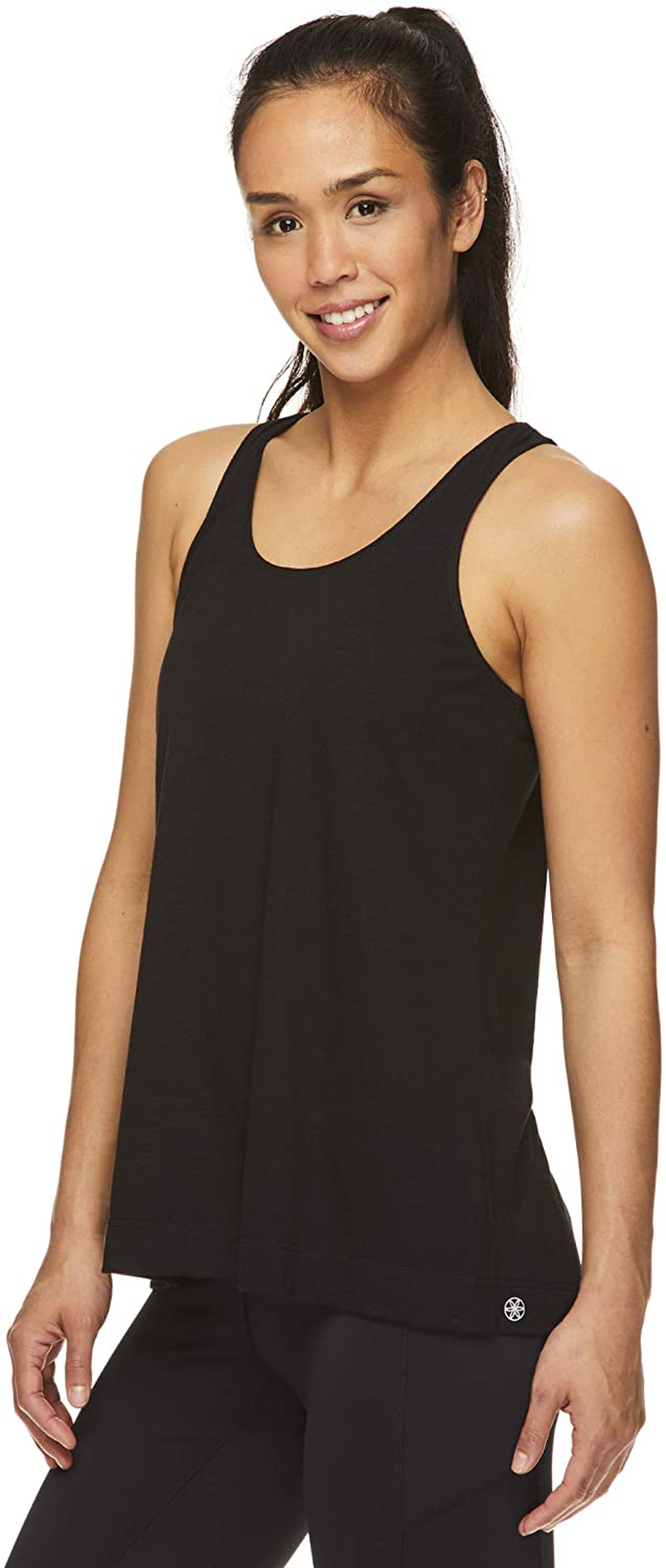 Gaiam Women'S Open Back Yoga Tank Top - Sleeveless Racerback Workout & Gym Shirt Apparel & Accessories > Clothing > Activewear Kylie Max