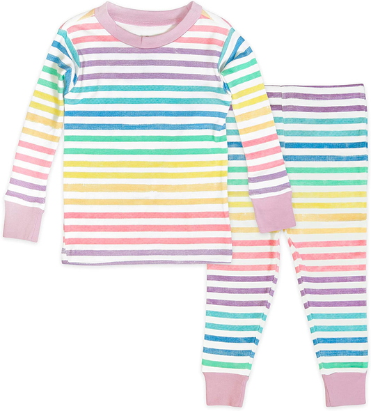 Honestbaby Organic Cotton 2-Piece Snug Fit Pajama Set Apparel & Accessories > Clothing > Sleepwear & Loungewear > Pajamas Kylie Max