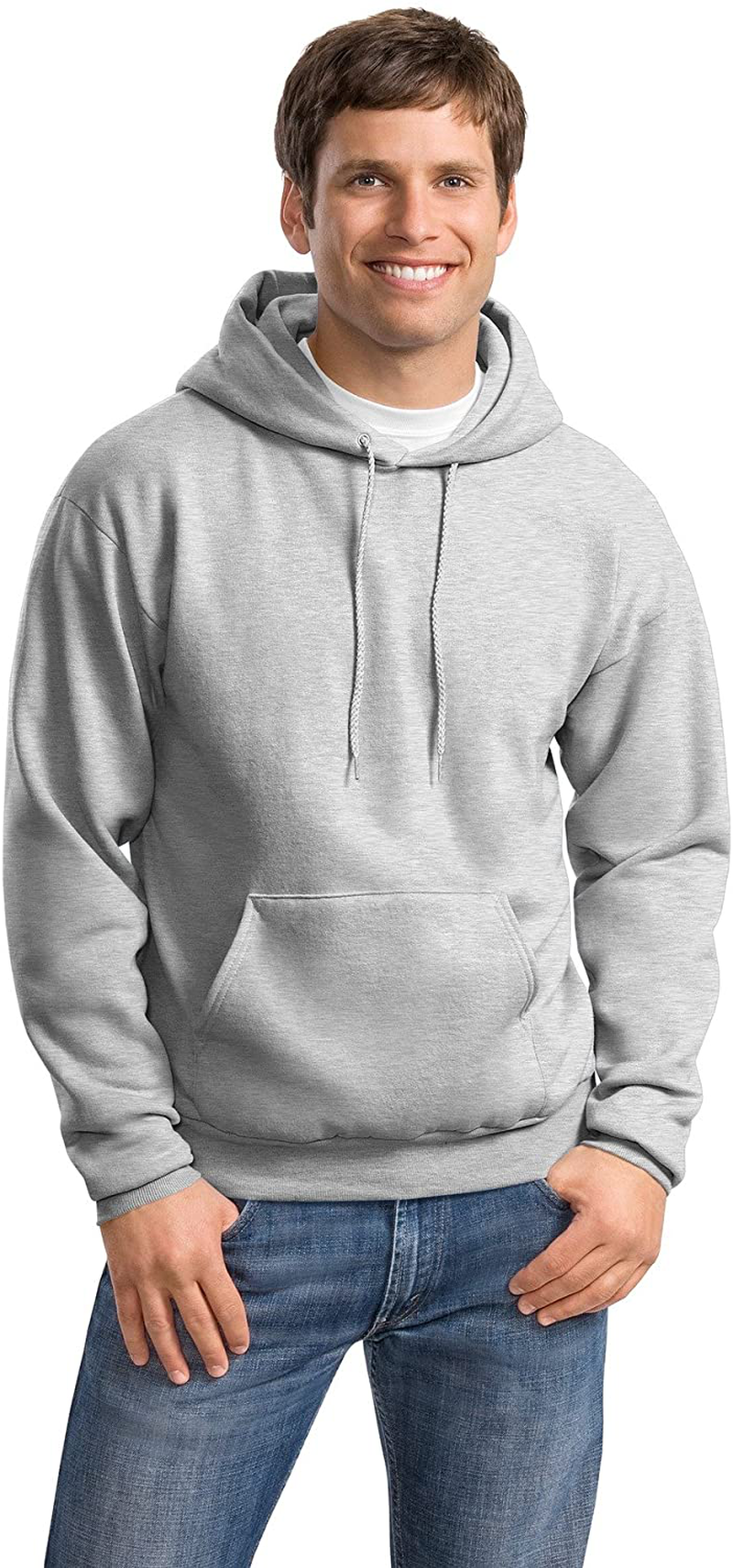 Hanes Men'S Pullover Ecosmart Hooded Sweatshirt Apparel & Accessories > Clothing > Activewear Kylie Max