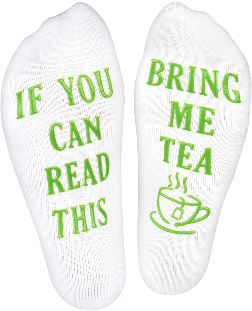 Haute Soiree - Women's Novelty Socks - “If You Can Read This, Bring Me Some” - One Size Fits All Arts & Entertainment > Party & Celebration > Gift Giving Haute Soiree Tea